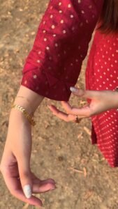 Maroon Jacquard 3 Pc (Unstitiched) - Image 3