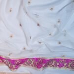 White Mina 3 Pcs (Unstitched) - Image 4